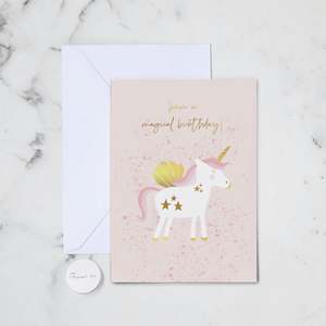 Kids Baby Cards: MAGICAL BIRTHDAY GREETING CARD