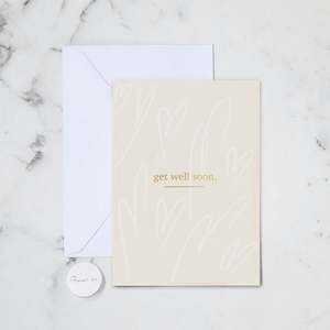 GET WELL SOON GREETING CARD