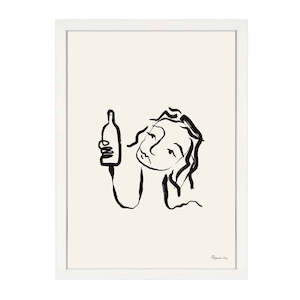 Kitchen: WINE ALL DAY PRINT
