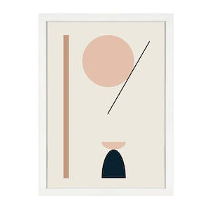 Sale: SHAPE ABSTRACT PRINT SAND