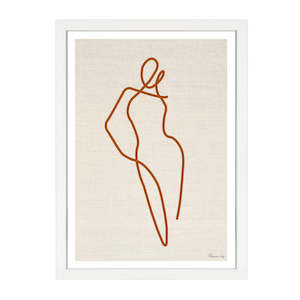 HOMEBODII LINEN PRINT RUST