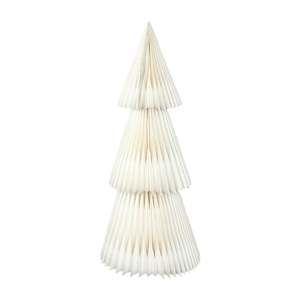 Paper Christmas Tree, Beige Large