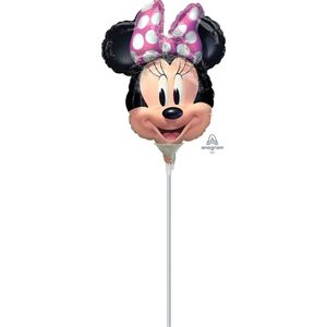 Licensed Latex: 14" Foil Minnie Mouse Air Fill #41010