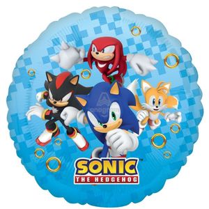Licensed Latex: 18" 45cm Foil Sonic the Hedgehog #44521
