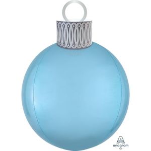 50cm 20" Foil Orbz ORNAMENT Kit PASTEL BLUE Balloon #40409- Each