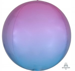 Ombre Orbz: ORBZ Pink & Blue Ombre 16"/40cm Balloons #A40628 - Each