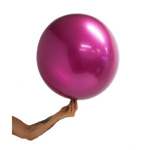 22"/56cm Stretch Satin BALL BURGUNDY 220906