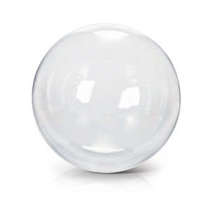 BOBO Crystal Ball Clear 24"/60cm Balloons #215024 - Pack of 5