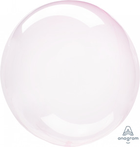 Clearz: Petite Crystal CLEARZ Light Pink 12"/30cm Balloons #A82987 - Each