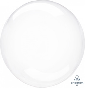 Clearz: Crystal CLEARZ Clear 20"/50cm Balloons #A82841 - Each