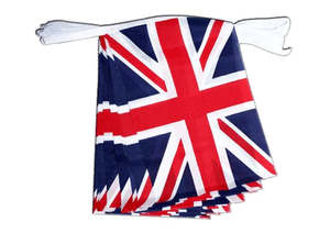 6m All Weather FABRIC Flag Bunting BRITISH Union Jack #TFS7522