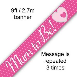 2.7m BANNER MUM To Be #625181