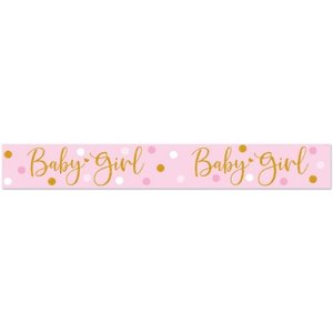 BANNER 2.7m Dots BABY Girl #OT625716
