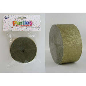 Confetti Scatters: AP STREAMER Crepe 30m SHIMMER GOLD #AP530085