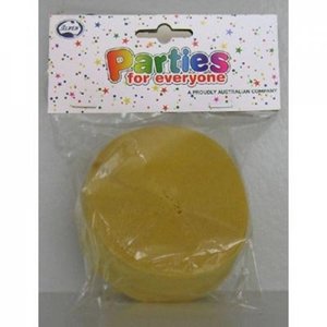 Confetti Scatters: AP STREAMER Crepe 30m YELLOW #AP530062
