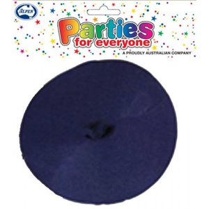 Confetti Scatters: AP STREAMER Crepe 30m NAVY BLUE #AP530053
