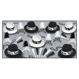 Cannons And Poppers: New Year's Eve Party Kit for 50 people #88856-50