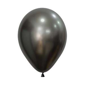 30cm Latex: 30cm/12" Latex Silk MIDNIGHT GREY 50 bag #20019919
