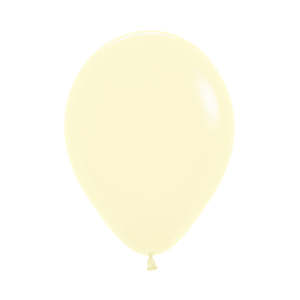 30cm/12" Latex Matte Pastel YELLOW 18 pack #710620