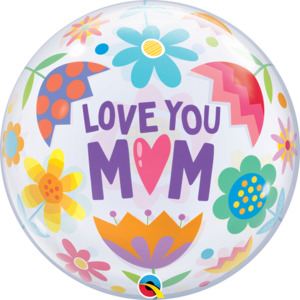 22" Bubble Love You M(HEART)M Flowers #24898