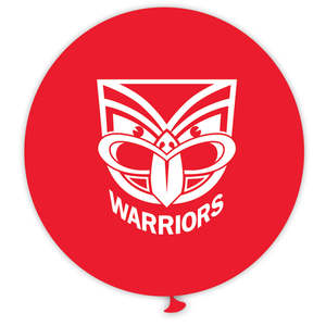 90cm Latex Printed: 90cm Latex NRL Print WARRIORS - Each  #NRL202