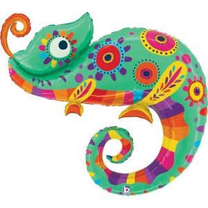 39" Foil Shape Festive CHAMELEON #25402 - Each (pkgd)