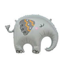 57cm Foil Shape Grey ELEPHANT 214116