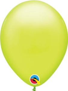 5" Round Chartreuse Qualatex Plain Latex #38357 - Pack of 100