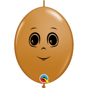 Quick Links Printed: 30cm Quicklink Mocha Brown Masculine Face #55457 - Pack of 50