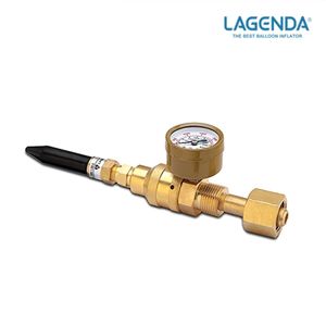 Conwin Balloon Regulators: Lagenda Economy Tilt Valve Regulator with Gauge #B261 - Each