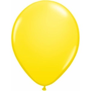28cm Round Yellow Qualatex Plain Latex #43804 - Pack of 100