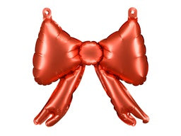 28cm Solid Colour Assortments: 25.5cm x 25cm Foil Shape Balloon BOW for Garland #FB269