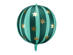 75cm Foil Balloon STARRY Ball GREEN Balloon #243-012 Party Deco