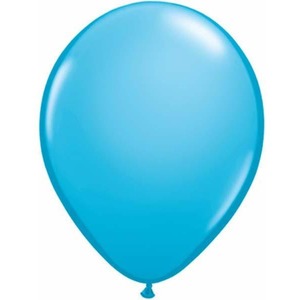 40cm Fashion Latex: 40cm Round Robin's Egg Blue Qualatex Plain Latex #82687 - Pack of 50