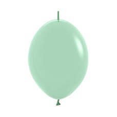 12" 30cm Latex LINKING Balloons Pastel DUSK GREEN TEA #223136 - Pack of 50