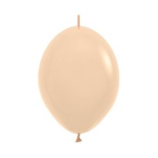 12" 30cm Latex LINKING Balloons Matte PASTEL MALIBU PEACH #223134 - Pack of 50