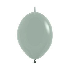 12" 30cm Latex LINKING Balloons Pastel DUSK LAUREL GREEN #223125 - Pack of 50