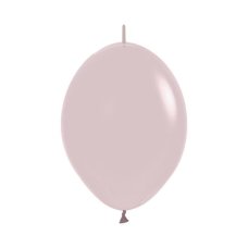12" 30cm Latex LINKING Balloons Pastel DUSK ROSE #223124 - Pack of 50
