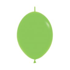 12" 30cm Latex LINKING Balloons Fashion LIME GREEN #223112 - Pack of 50