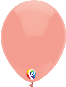 30cm Round Coral Funsational Plain Pkg #71487 - Pack of 50