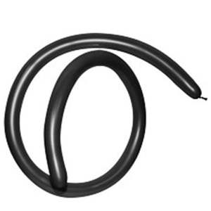 160q Fashion Latex: 160T Fashion BLACK Sempertex Modelling Plain Latex #20001191 - Pack of 50