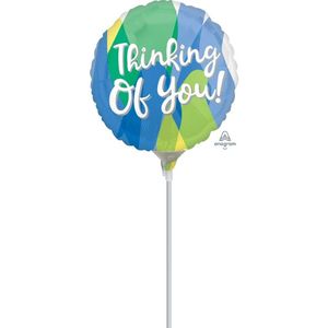 9" Foil Thinking Of You Colourful #41163