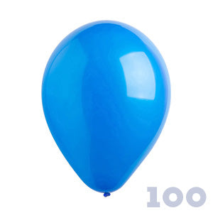 Party Basics 12" 30cm Standard Bright Royal Blue 100 bag PB173100