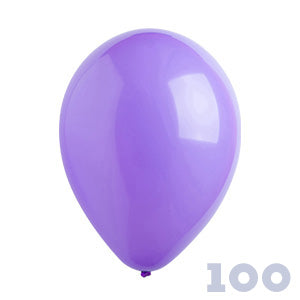 Foil Shapes Rose Gold: Party Basics 12" 30cm Standard Purple 100 bag PB163100