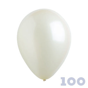 Party Basics 12" 30cm Pearl Ivory 100 bag PB503100