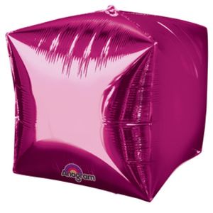 15" Foil CUBEZ Bright Pink pack of 3 #HA28389