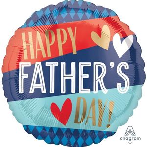 18" FATHER'S Day Stripes & Argyle #40951