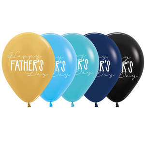 12" Latex FATHER'S Day Fashion/Metallic #59620836 - 50 bag