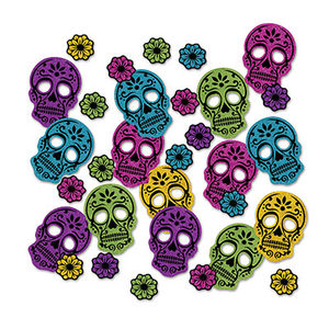 Day Of The Dead Sugar Skulls: Day of the Dead Deluxe Sparkle CONFETTI #B01461