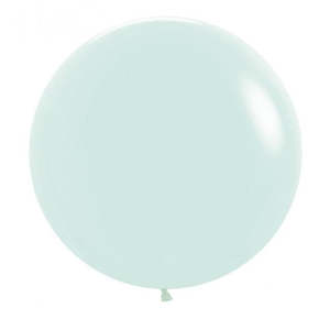 60cm Sempertex Latex: 60cm Latex Round Plain Matte Pastel Green Sempertex #5062630 Pack of 10